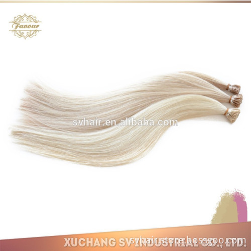 Best quality2015 Wholesale Full Cuticle Natural Silky Straight Remy Human Hair Cuticle Remy Chinese I Tip Hair extension